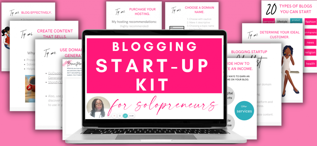 Blogging Startup Kit for Solopreneurs