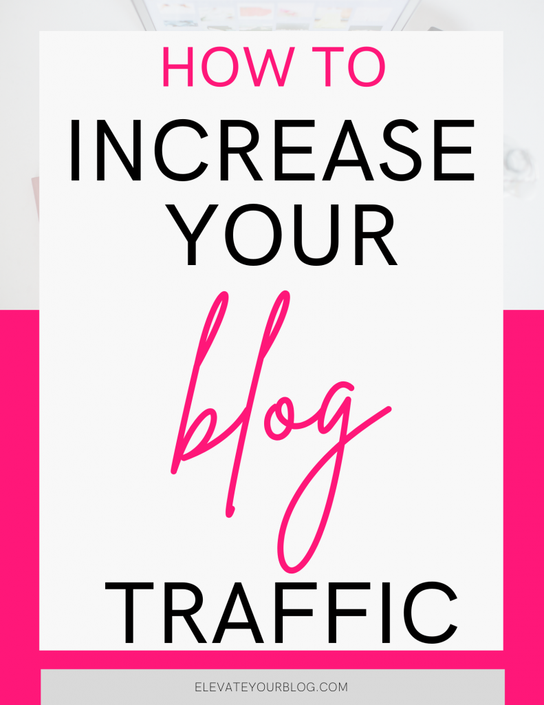 how to increase blogger traffic