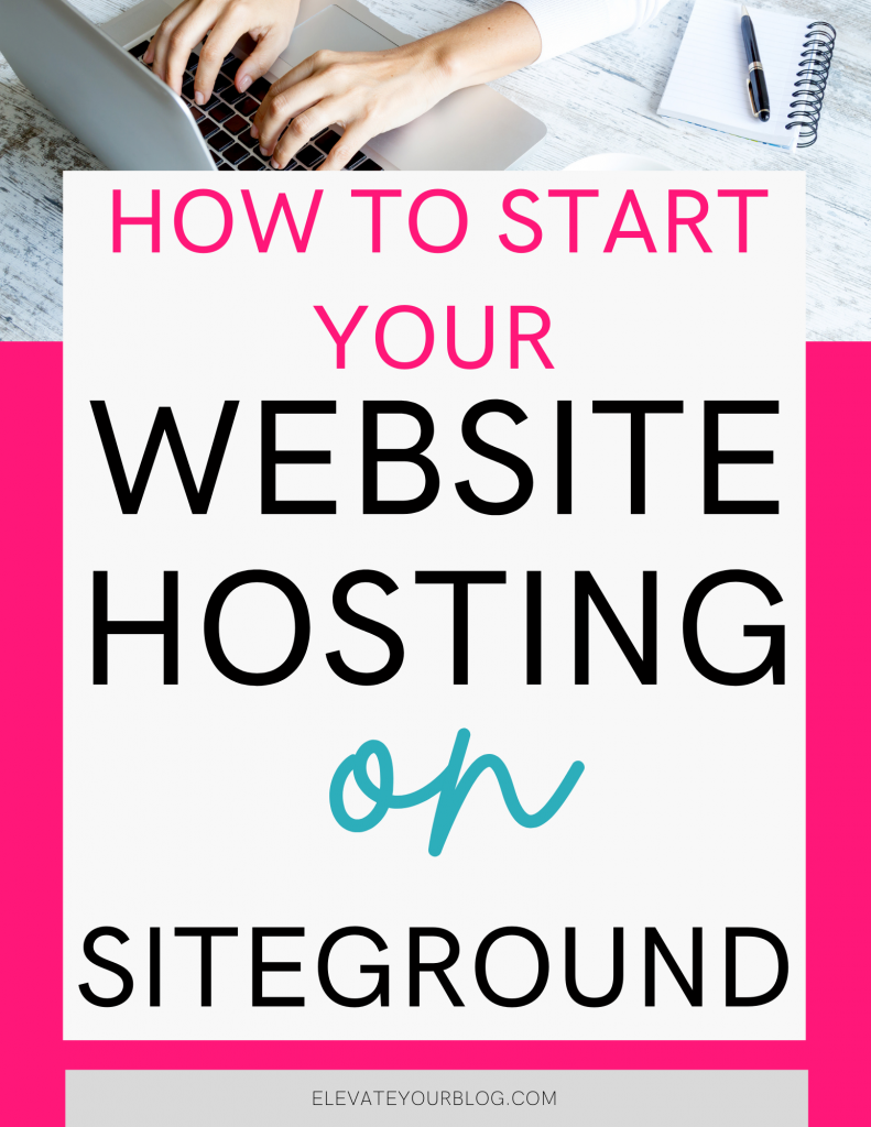 hosting siteground for newbies